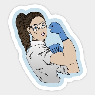 Rosie the Scientist Sticker